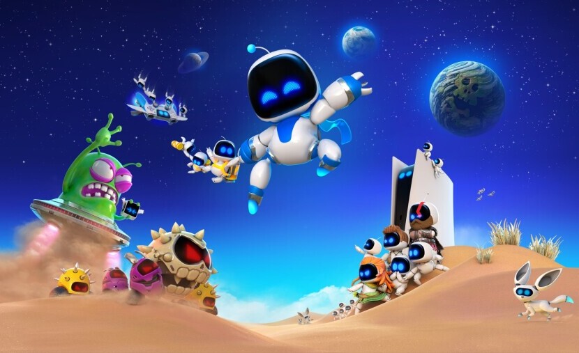 image of Astro Bot video game wallpaper