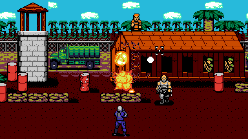 One of the many mini games in UFO 50