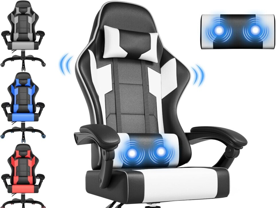 Airfish Massage Gaming Chair for Adults Ergonomic Office 