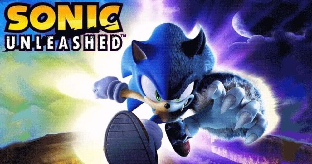 horizontal version of Sonic Unleashed key art