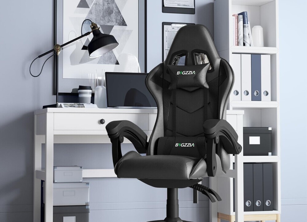 Racingreat Gaming Chair with Led Lights, Video Game Chair, Ergonomic RGB Gaming Chair for Adults