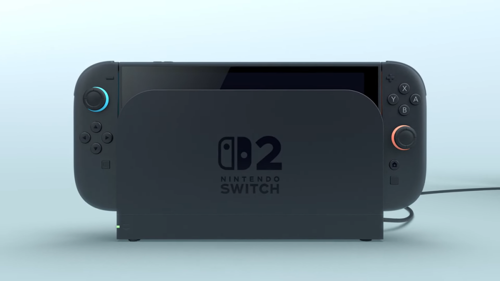 Several  New Nintendo Switch 2 Features Announced: Nintendo Switch 2 set in dock